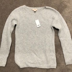Gray Shimmer Sweater